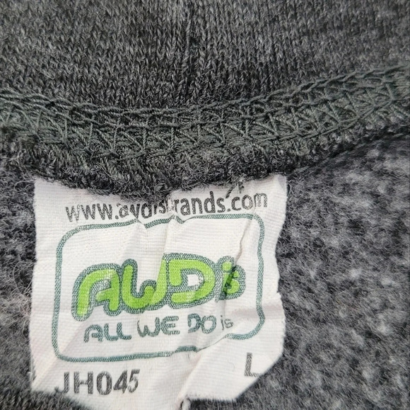 Friends character names crewneck sweatshirt charcoal  grey large - Picture 4 of 5